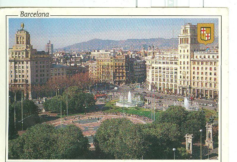 Postal 6494 : Plaza  Catalunya, Barcelona