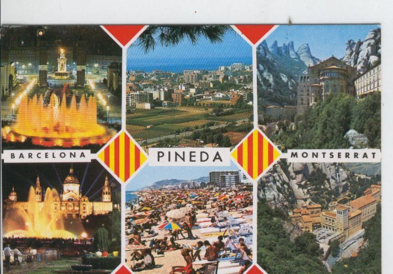 Postal 7038 : Pineda de Mar-Barcelona-Montserrat