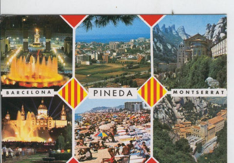 Postal 7038 : Pineda de Mar-Barcelona-Montserrat
