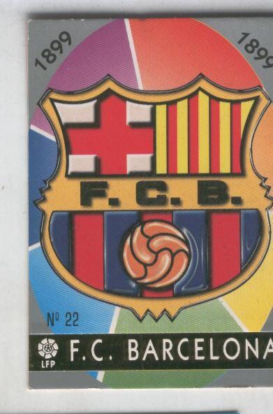 Cromo Liga 97/98: F.C.Barcelona numero 22: Escudo