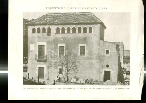 Fomento de Obras y Construcciones lamina 071/072: Barcelona 