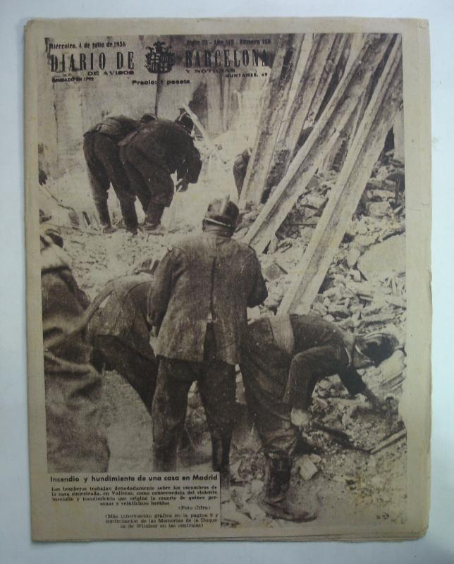 Diario de Barcelona numero 158 del 4.7.1956