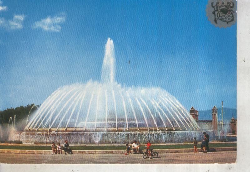 Postal 012621: Fuente de Montjuich, Barcelona