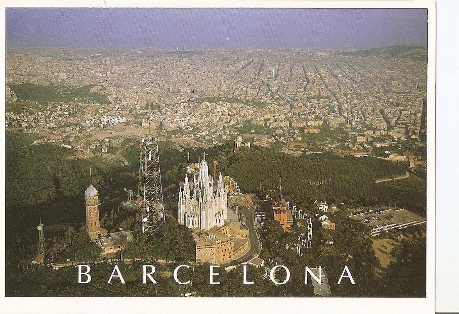 Postal 025976 : Barcelona desde el Tibidabo