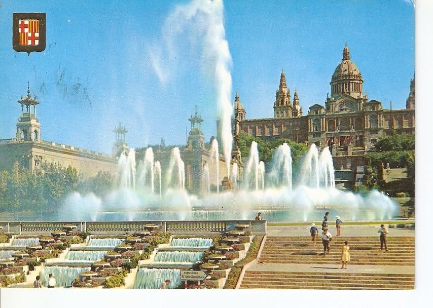 Postal 031693 : Barcelona. Fuente Monumental de Montjuic