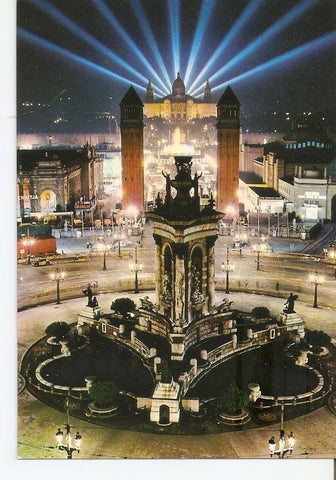 Postal 035150 : Barcelona. Plaza España - Palacio Nacional