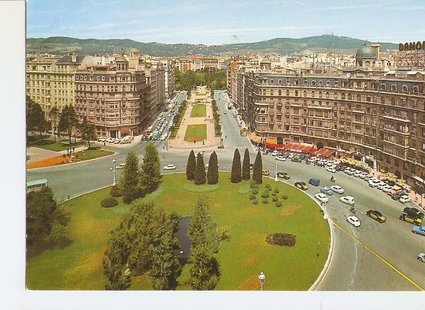 Postal 035870 : Barcelona. Plaza Calvo Sotelo y Avda. Gral. Goded