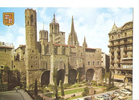 Postal 040423 : Barcelona. Barri Gotic. Plaza Berenguer el Grande