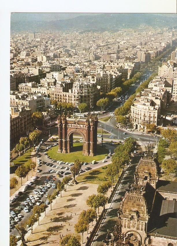 Postal 042598 : Barcelona. Arco de triunfo