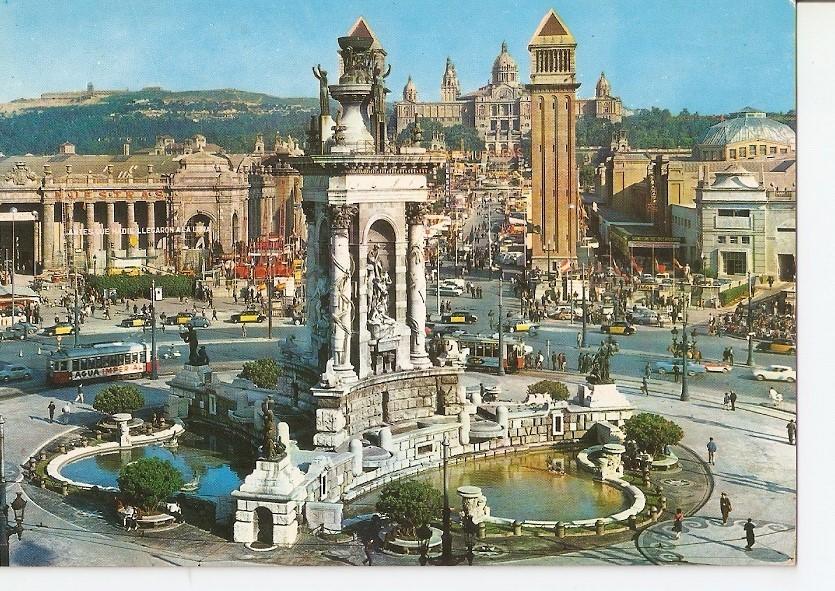 Postal 042656 : Barcelona. Plaza de España