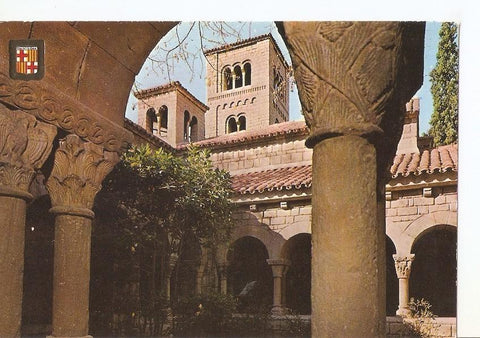Postal 042867 : Barcelona. Pueblo Español. Claustros de San Benet de Bages