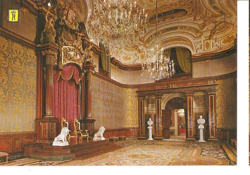 Postal 045544 : Barcelona. Palacio Real de Pedralbes. Salon del Trono