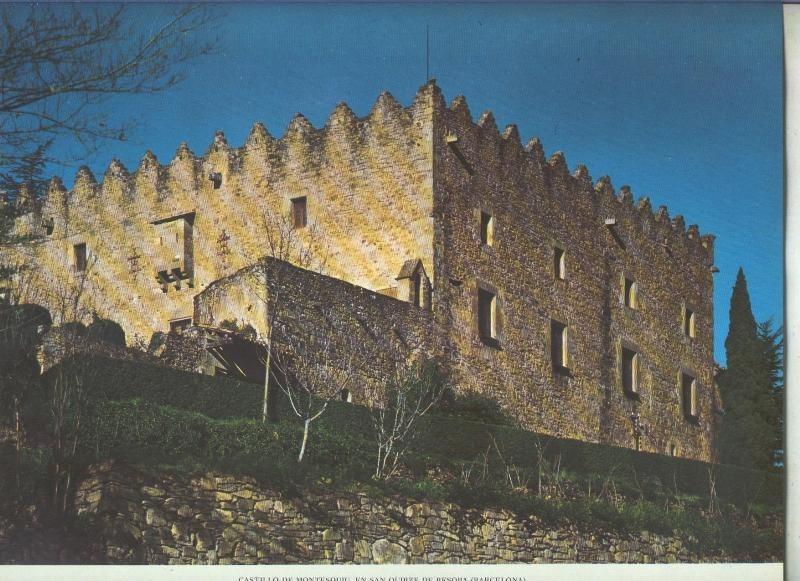 Castillo de Montesquiu en San Quirze de Besora en Barcelona