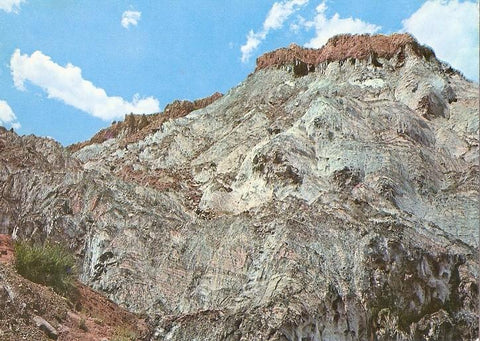 Postal 048827 : Cardona (Barcelona). Ruta Cardener-Urgellet. Montaña de Sal Gema