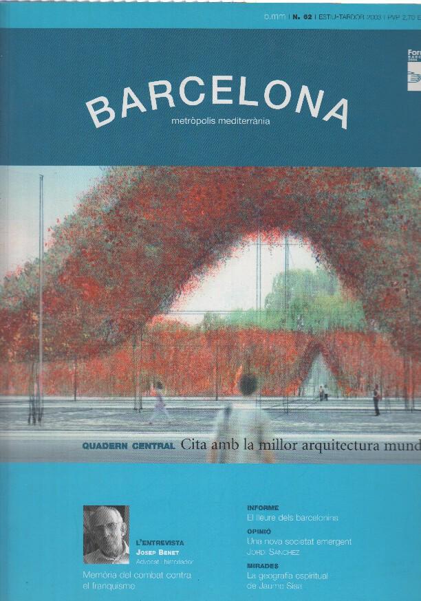 BARCELONA Numero 0062 - CITA AMB LA MILLOR ARQUITECTURA MUNDIAL