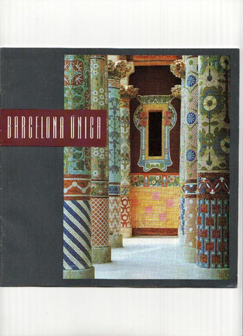 Revista Turistica: BARCELONA UNICA - (1989 Patronato de Turismo Barcelona)