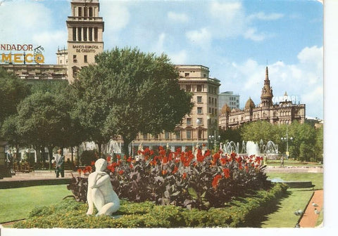 Postal 040572 : Barcelona. Plaza de Cataluña  