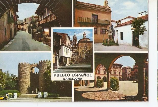 Postal 047503 : Barcelona. Pueblo Español