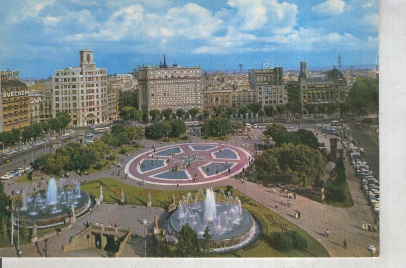 Postal 011358: Plaza Cataluña de Barcelona