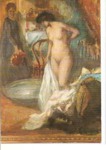 Postal 043094 : Museo de Arte Moderno (Barcelona). Figura femenina. Ricardo Canals