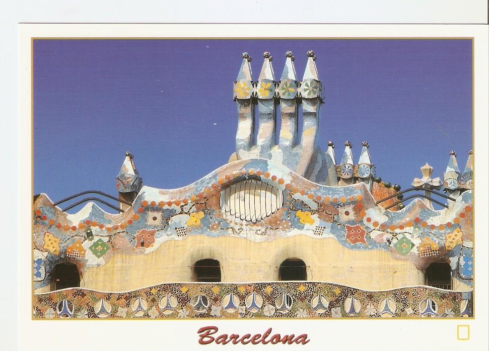 Postal 043958 : Barcelona. Casa Batllo  