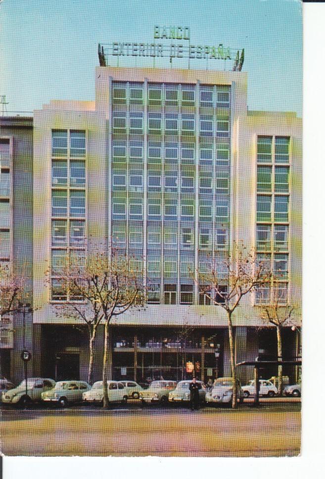 Postal 016872: BARCELONA - Banco Exterior de España en paseo de gracia 19