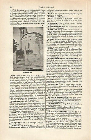 LAMINA ESPASA 21508: Iglesia de Gurb Barcelona