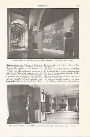 LAMINA ESPASA 13474: Museo de Arte de Cataluña en Barcelona