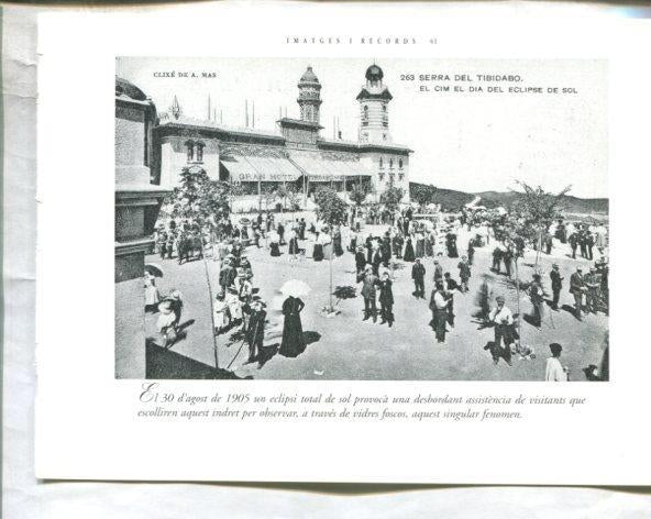 El Tibidabo de Barcelona: imagtes i records, paginadas 41 y 42