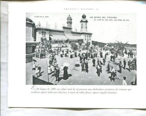 El Tibidabo de Barcelona: imagtes i records, paginadas 41 y 42