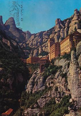 POSTAL 58030: Montserrat Barcelona Monasterio y funiculares