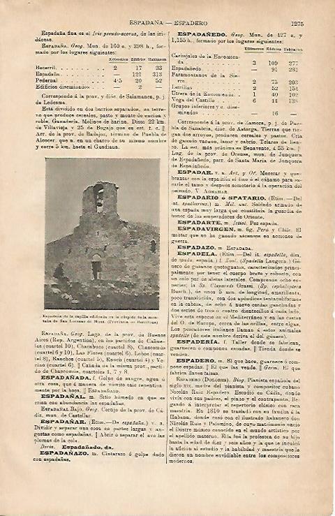 LAMINA ESPASA 18999: Espadaña de Sant Llorenç de Munt Barcelona