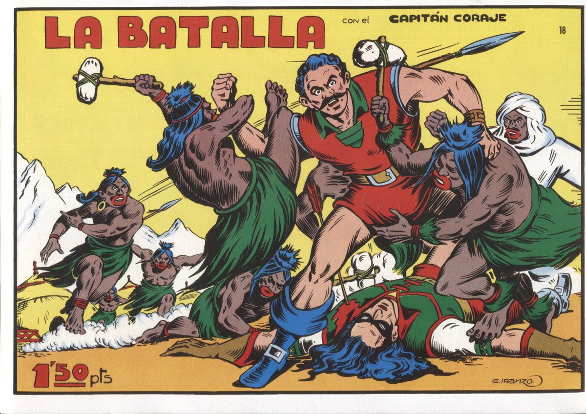 Facsimil: El Capitan Coraje numero 18: la batalla