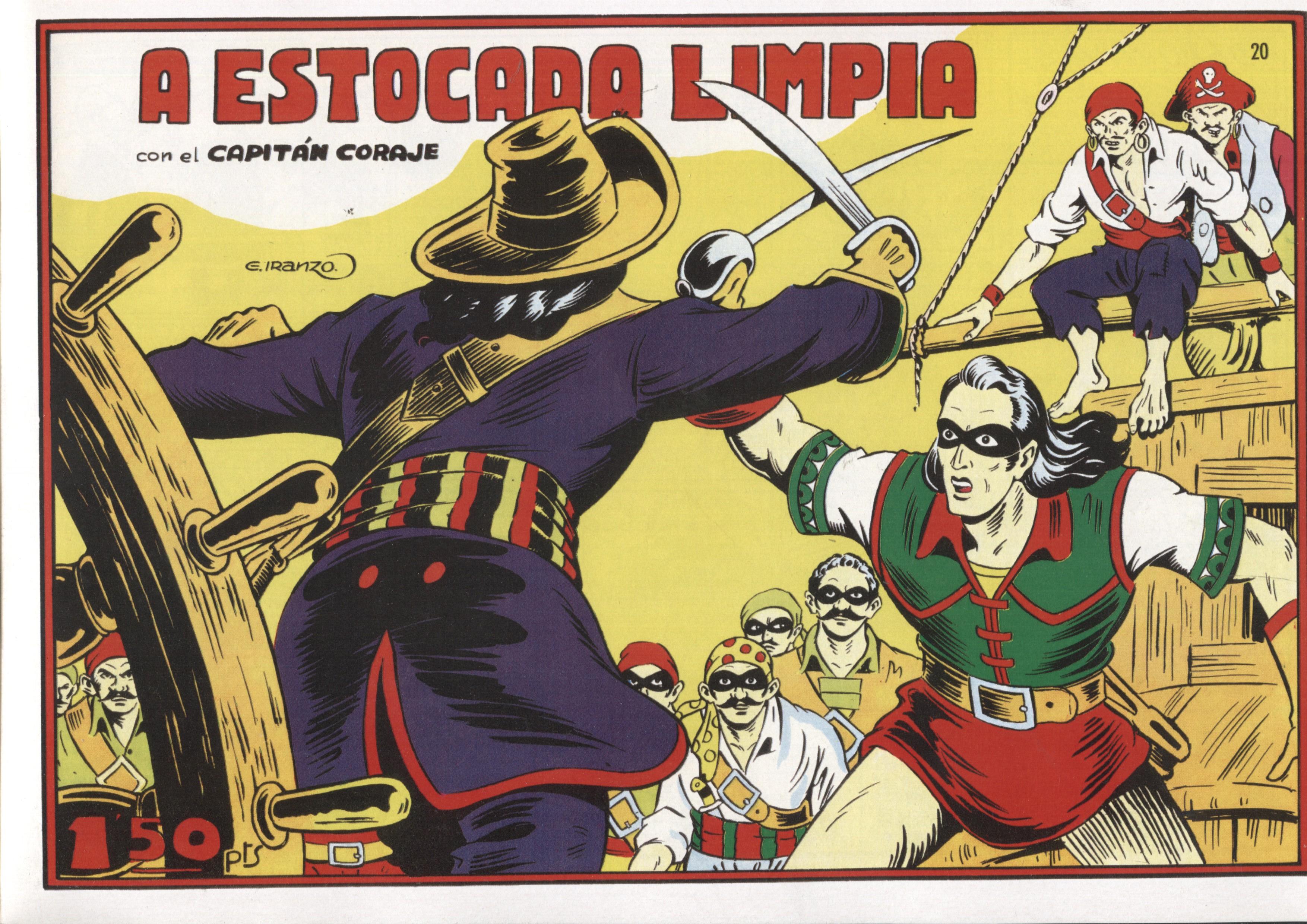 Facsimil: El Capitan Coraje numero 20: A estocada limpia