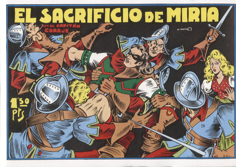 Facsimil: El Capitan Coraje numero 28: El sacrificio de Miria