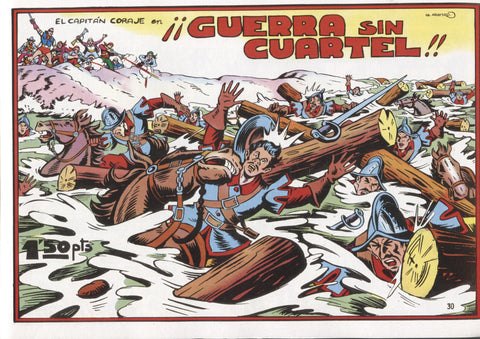 Facsimil: El Capitan Coraje numero 30: guerra sin cuartel