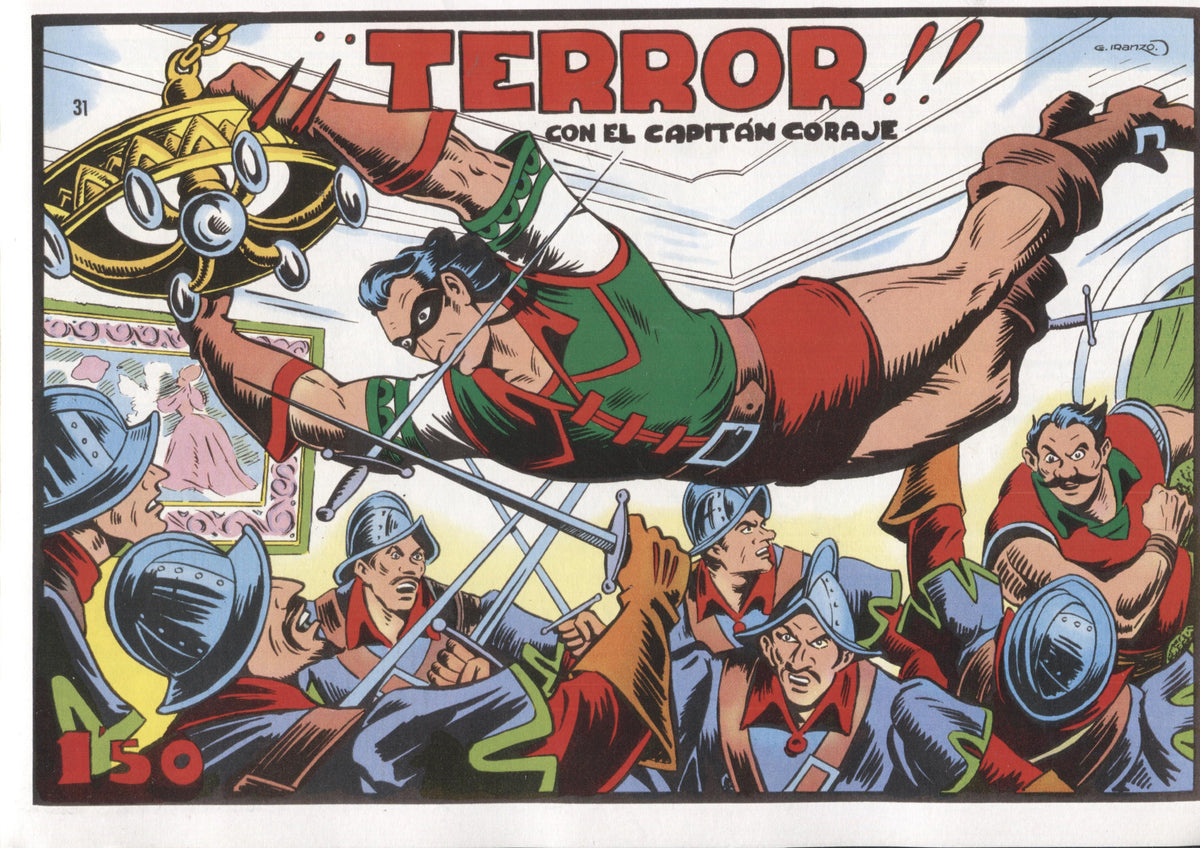 Facsimil: El Capitan Coraje numero 31: Terror