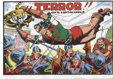 Facsimil: El Capitan Coraje numero 31: Terror