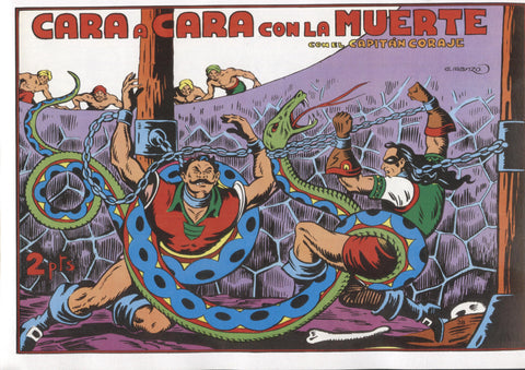 Facsimil: El Capitan Coraje numero 38: cara a cara con la muerte