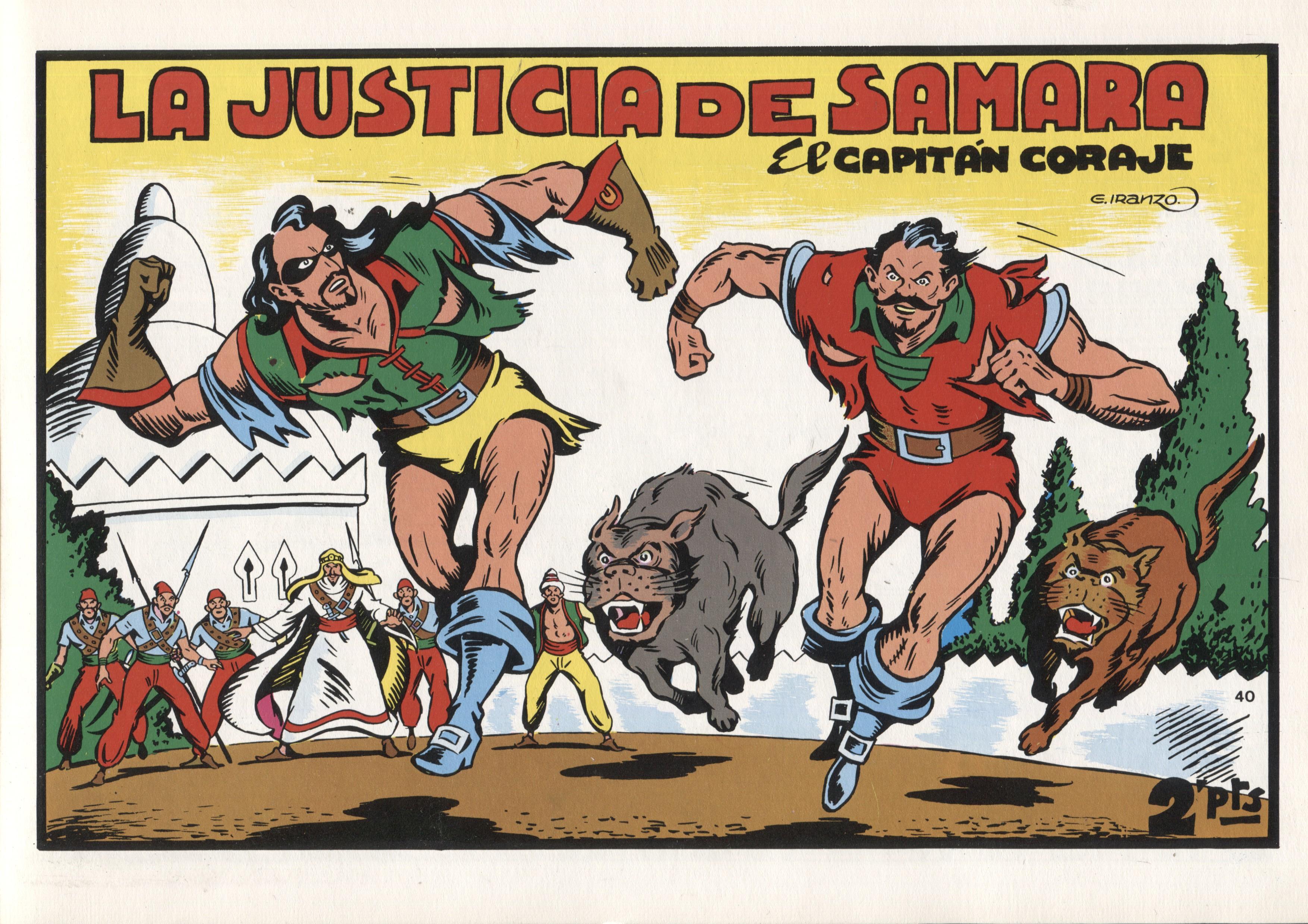 Facsimil: El Capitan Coraje numero 40: La justicia de Samara