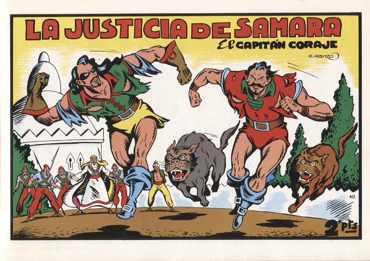 Facsimil: El Capitan Coraje numero 40: La justicia de Samara