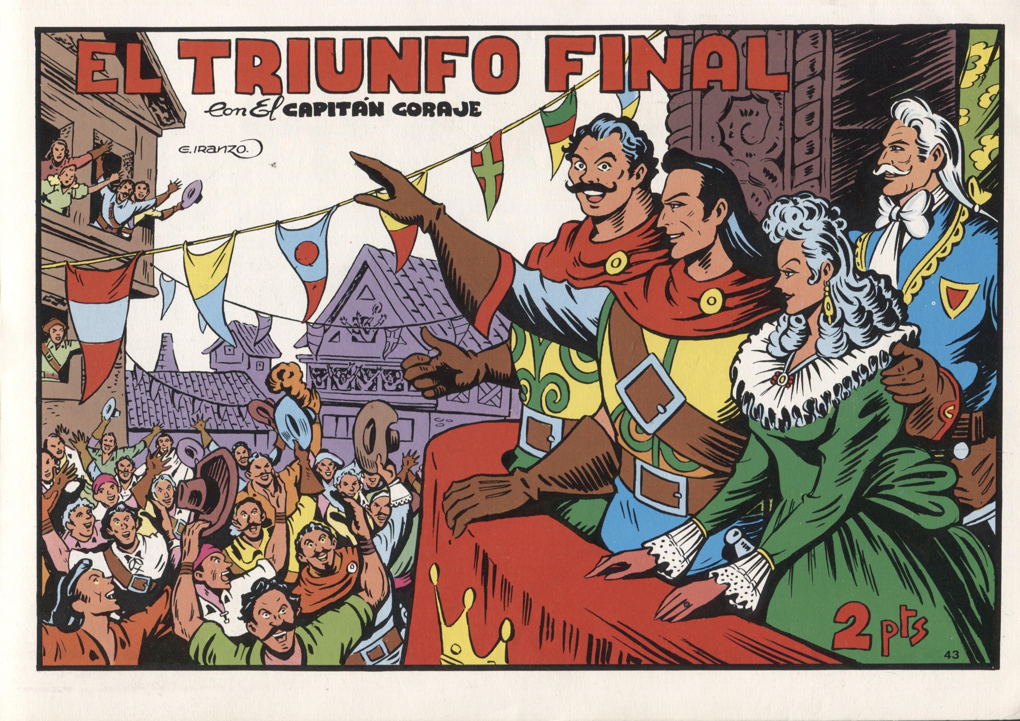 Facsimil: El Capitan Coraje numero 43: El triunfo final (fin de esta coleccion)