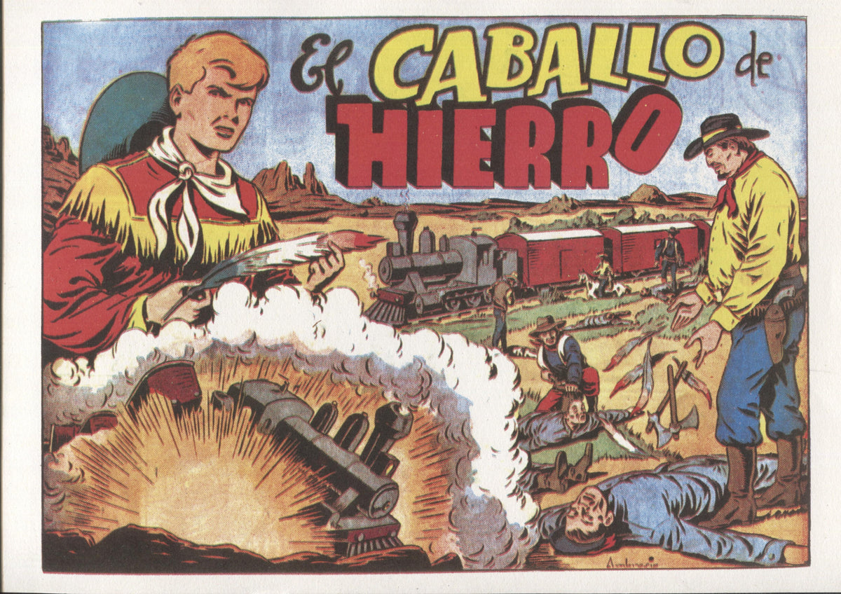 Facsimil: Chispita, segunda aventura, numero 05: El caballo de hierro