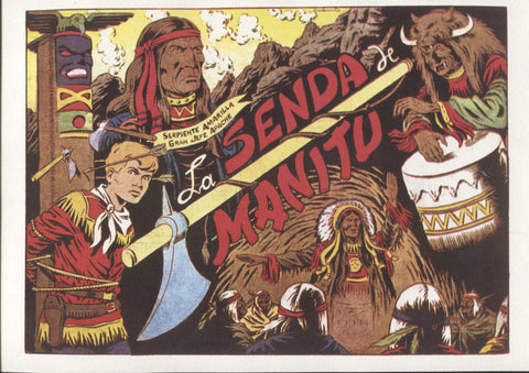 Facsimil: Chispita, segunda aventura, numero 06: la senda de Manitu