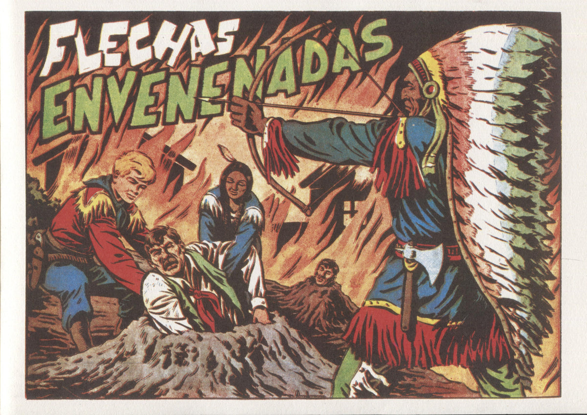 Facsimil: Chispita, segunda aventura, numero 07: Flechas envenenadas