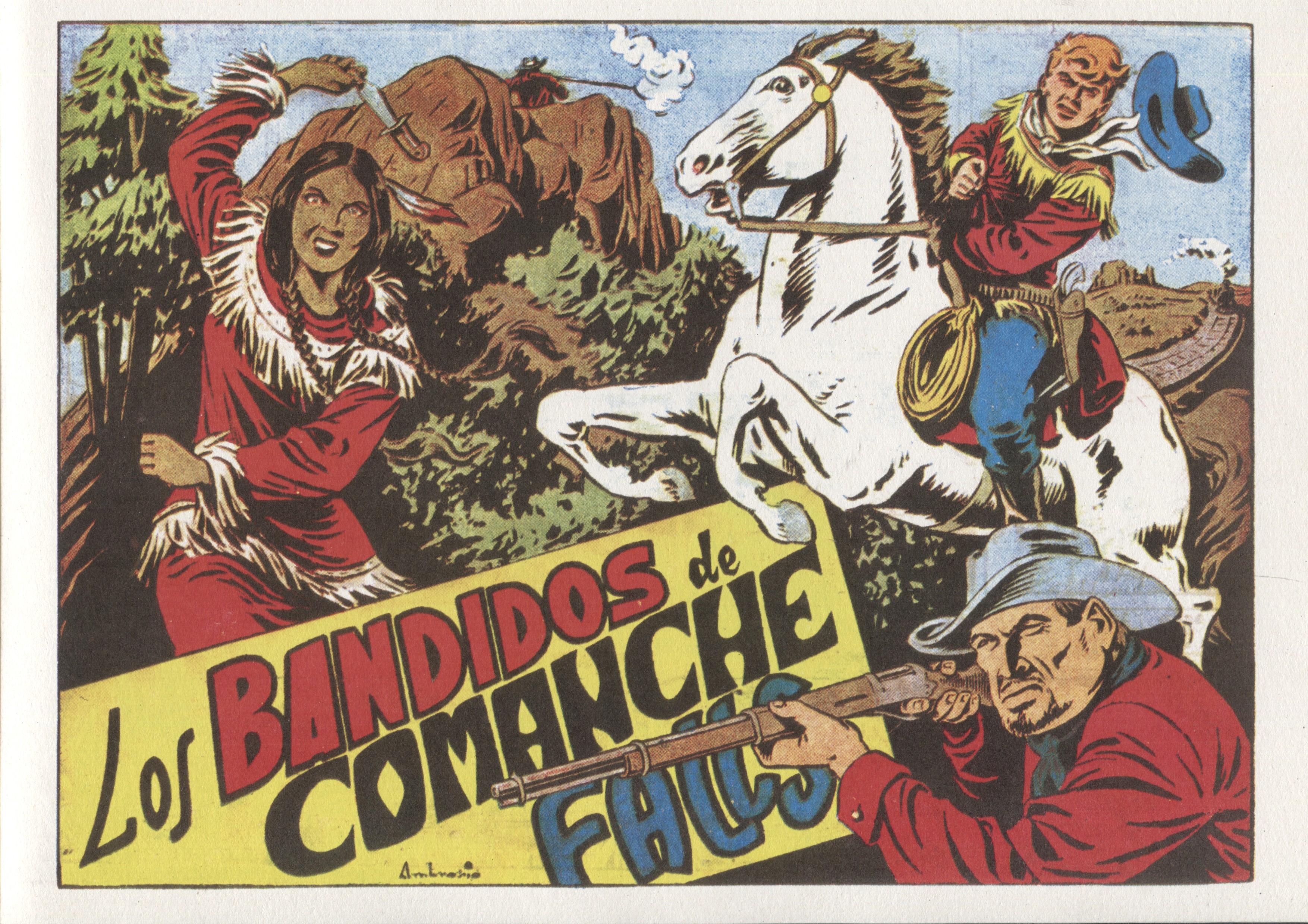Facsimil: Chispita, segunda aventura, numero 08: Los bandidos de Comanche Falls