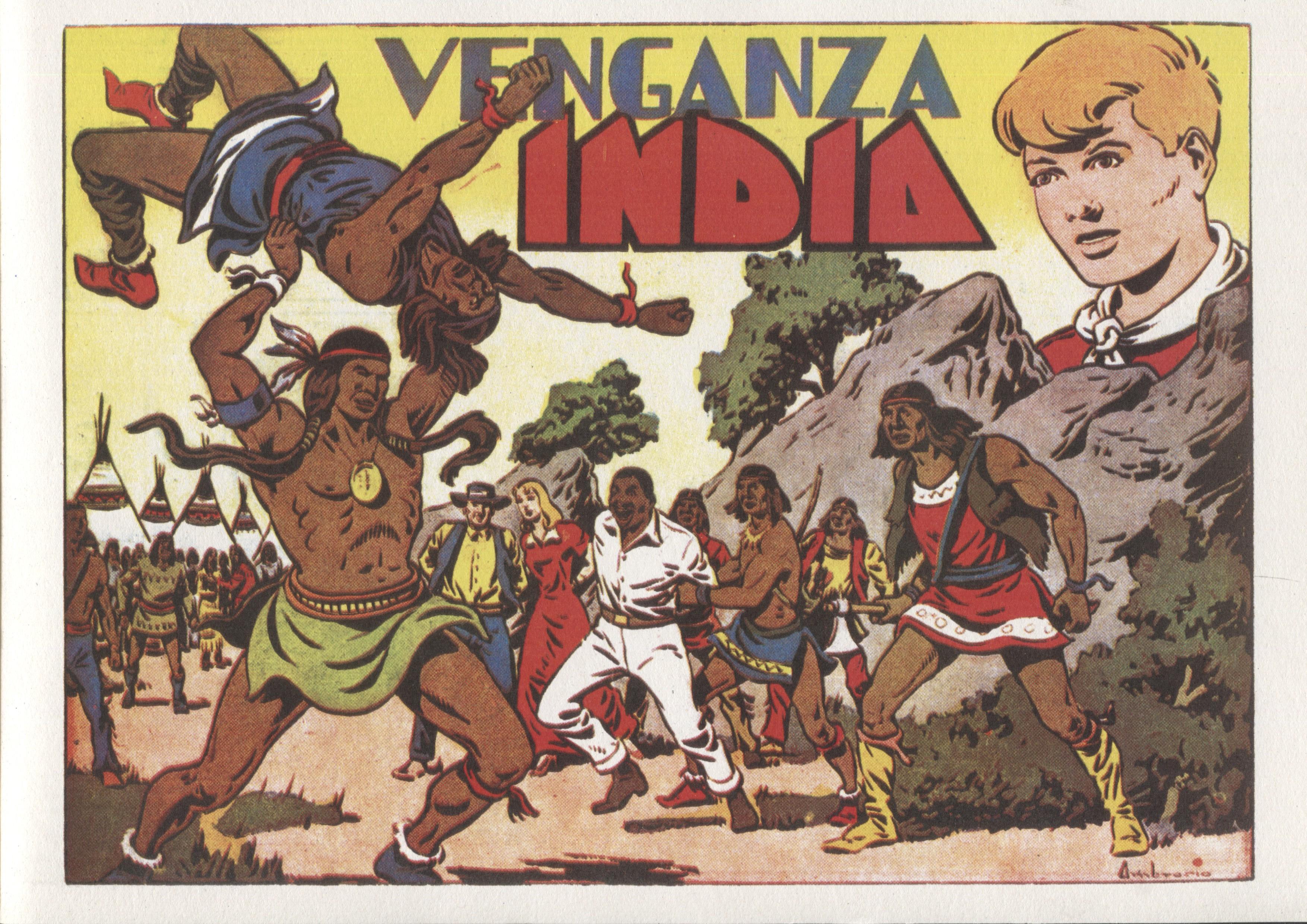 Facsimil: Chispita, segunda aventura, numero 09: Venganza india