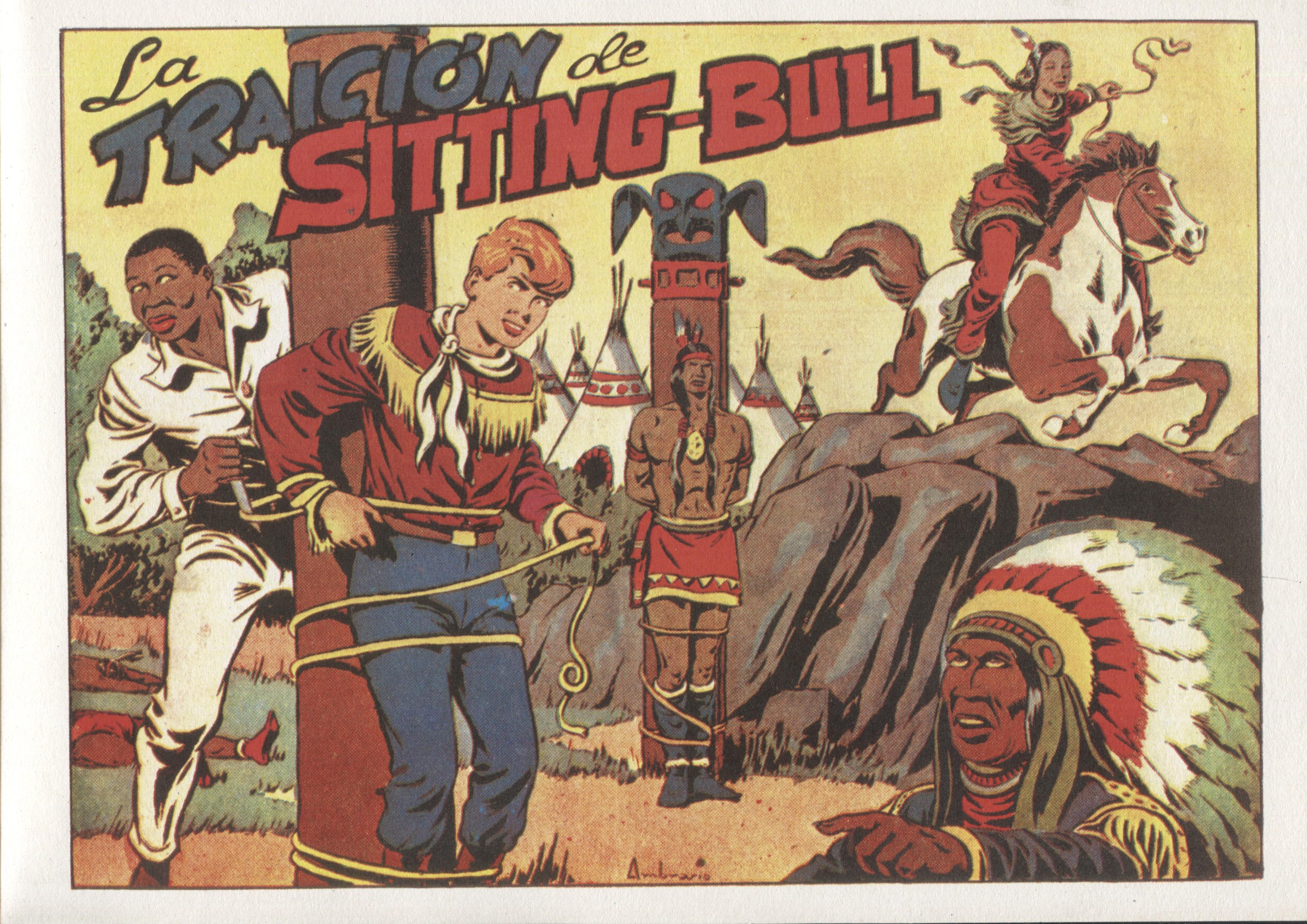 Facsimil: Chispita, segunda aventura, numero 14: la traicion de Sitting Bull