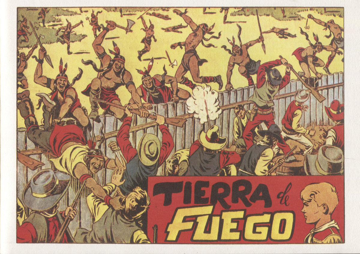 Facsimil: Chispita, segunda aventura, numero 19: Tierra de fuego