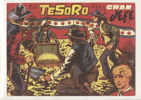 Facsimil: Chispita, segunda aventura, numero 20: El tesoro del gran jefe